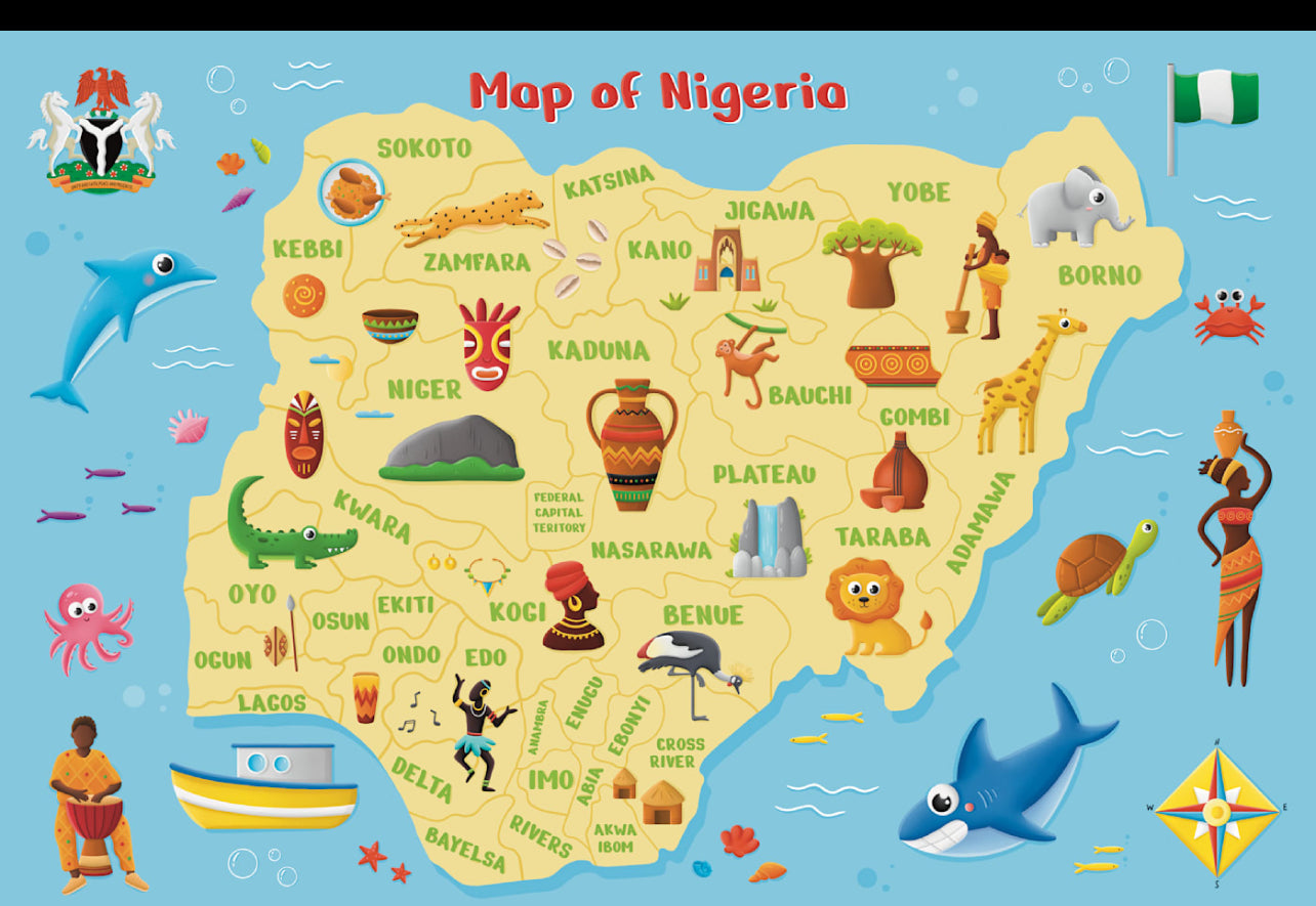 Map of Nigeria puzzle